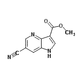 CAS#: 959245-07-9， Methyl 6-cyano-1H-pyrrolo[3,2-b]pyridine-3-carboxylate