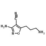CAS#: 959253-68-0， 3-Amino-5-(3-aminopropyl)-1,2-oxazole-4-carbonitrile