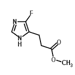 CAS#: 959293-10-8， Methyl 3-(4-fluoro-1H-imidazol-5-yl)propanoate