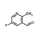 CAS#: 959616-51-4， 5-Fluoro-2-methylnicotinaldehyde