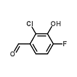 CAS#: 960001-61-0， 2-Chloro-4-fluoro-3-hydroxybenzaldehyde