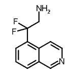 CAS#: 960119-20-4， 2,2-Difluoro-2-(5-isoquinolinyl)ethanamine