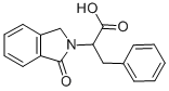 structure of CAS# 96017-10-6, 2-(1-Oxo-1,3-Dihydro-2H-Isoindol-2-Yl)-3-Phenylpropanoic Acid;(2S)-2-(1-Oxoisoindolin-2-Yl)-3-Phenyl-Propanoate;(2S)-2-(1-Oxo-2-Isoindolinyl)-3-Phenylpropanoate;(2S)-2-(1-Ketoisoindolin-2-Yl)-3-Phenyl-Propionate