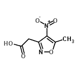 CAS#: 960224-76-4， (5-Methyl-4-nitro-1,2-oxazol-3-yl)acetic acid