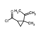 CAS#: 96043-39-9， 2-Isopropenyl-2-methylcyclopropanecarbonyl chloride