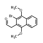 CAS#: 960607-56-1， (3-Bromo-1,4-dimethoxy-2-naphthyl)acetaldehyde