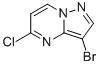 structure of CAS# 960613-96-1, 3-Bromo-5-Chloropyrazolo[1,5-a]Pyrimidine;3-BROMO-5-CHLOROPYRAZOLO[1,5-A]PYRIMIDINE