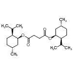 CAS 登录号：96149-05-2， 二[(1S,2S,5R)-2-异丙基-5-甲基环己基]琥珀酸盐