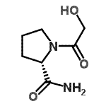 CAS#: 96166-39-1， 1-Glycoloyl-L-prolinamide
