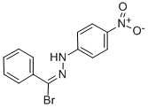 结构式 CAS# 962-13-0, N-(4-硝基苯基)溴代苯甲醛肟