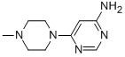 structure of CAS# 96225-96-6, 6-(4-Methyl-1-Piperazinyl)-4-Pyrimidinamine;4-AMINO-6-(4-METHYL-1-PIPERAZINYL)PYRIMIDINE;6-(4-Methylpiperazin-1-Yl)Pyrimidin-4-Amine
