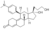 CAS#: 96346-61-1， (11beta,13alpha,17alpha)-11-[4-(Dimethylamino)Phenyl]-17-Hydroxy-17-(3-Hydroxypropyl)-Estra-4,9-Dien-3-One
