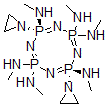 CAS#: 96381-07-6， trans-2,6-Bis(1-aziridinyl)-2,2,4,4,6,6,8,8-octahydro-2,4,4,6,8,8-hexakis(methylamino)-1,3,5,7,2,4,6,8-tetrazatetraphosphocine