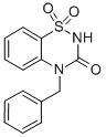 structure of CAS# 964-08-9, 4-(Phenylmethyl)-2H-1,2,4-Benzothiadiazin-3(4H)-One 1,1-Dioxide;4-Benzyl-2H-1,2,4-Benzothiadiazin-3(4H)-On-1,1-Dioxide;4-Benzyl-2H-1,2,4-Benzothiadiazin-3(4H)-On-1,1-