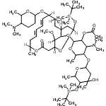 CAS#: 96405-32-2， (7E,9E)-11-{[5-(Dimethylamino)-6-methyltetrahydro-2H-pyran-2-yl]oxy}-16-{[dimethyl(2-methyl-2-propanyl)silyl]oxy}-18-methoxy-5,12-dimethyl-3-oxo-4,17-dioxabicyclo[12.3.2]nonadeca-7,9-dien-19-yl 2-O-acetyl-3,6-dideoxy-4-O-{2,6-dideoxy-4-O-[dimethyl(2-methyl-2-propanyl)silyl]-3-C-methylhexopyranosyl}-3-(dimethylamino)hexopyranoside