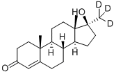 CAS#: 96425-03-5， (17beta)-17-Hydroxy-17-(Methyl-D3)-Androst-4-En-3-One
