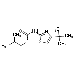 CAS#: 96512-29-7， Isobutyl [4-(2-methyl-2-propanyl)-1,3-thiazol-2-yl]carbamate