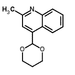 CAS#: 96517-53-2， 4-(1,3-Dioxan-2-yl)-2-methylquinoline