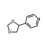 CAS#: 96517-54-3， 4-(1,3-Dioxolan-4-yl)pyridine