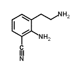 CAS#: 96631-88-8， 2-Amino-3-(2-aminoethyl)benzonitrile