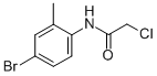 structure of CAS# 96686-51-0, N-(4-Bromo-2-Methylphenyl)-2-Chloroacetamide;St5214147