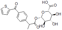 CAS#: 96740-53-3， Suprofen Acyl Glucuronide