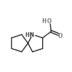 CAS#: 96798-47-9， 1-Azaspiro[4.4]nonane-2-carboxylic acid