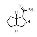 CAS#: 96844-76-7， (1R,3aS,6aR)-Octahydrocyclopenta[c]pyrrole-1-carboxylic acid