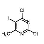 CAS#: 96949-46-1， 2,4-Dichloro-5-iodo-6-methylpyrimidine