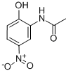 structure of CAS# 97-60-9, N-(2-Hydroxy-5-Nitrophenyl)-Acetamide;N-(2-Hydroxy-5-Nitro-Phenyl)Acetamide;N-(2-Hydroxy-5-Nitro-Phenyl)Ethanamide;2-Acetamido-4-Nitrophenol