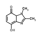 CAS#: 97042-62-1， 7-Hydroxy-2,3-dimethyl-3,3a-dihydro-4H-benzimidazol-4-one