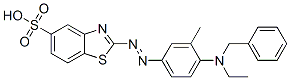 CAS#: 97043-67-9， 2-[[4-(Benzylethylamino)-M-Tolyl]Azo]-Benzothiazole-5-Sulphonic Acid