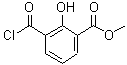 CAS 登录号：97070-49-0， 3-(氯甲酰基)-2-羟基苯甲酸甲酯