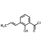 CAS#: 97070-50-3， 2-Hydroxy-3-[(1E)-1-propen-1-yl]benzoyl chloride