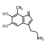 CAS#: 97073-67-1， 3-(2-Aminoethyl)-7-methyl-1H-indole-5,6-diol
