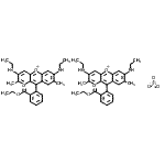 CAS#: 97171-86-3， 9-[2-(Ethoxycarbonyl)Phenyl]-3,6-Bis(Ethylamino)-2,7-Dimethyl-Xanthylium Silicate