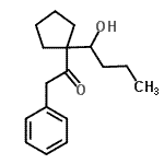 CAS#: 97234-38-3， 1-[1-(1-Hydroxybutyl)cyclopentyl]-2-phenylethanone