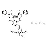 CAS#: 97259-87-5， tetrasodium 1-phenyl-3-[[4-[(3-phenyl-1,3-disulfonato-propyl)amino]-5-[(3,4,5-trimethoxyphenyl)methyl]pyrimidin-2-yl]amino]propane-1,3-disulfonate