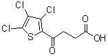 CAS#: 97268-15-0， 4-Oxo-4-(3,4,5-trichloro-2-thienyl)butanoic acid