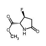 CAS 登录号：97315-83-8， 甲基(3S)-3-氟-5-氧代-L-脯氨酸酯