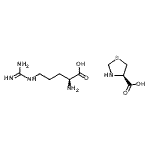 CAS#: 97358-56-0， (2S)-2-amino-5-guanidino-pentanoic acid, (4R)-thiazolidine-4-carboxylic acid