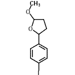 CAS#: 97370-22-4， 2-(4-Iodophenyl)-5-methoxytetrahydrofuran