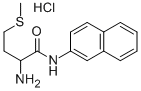 CAS 登录号：97405-58-8， 2-氨基-4-(甲硫基)-N-2-萘基-丁酰胺盐酸盐(1:1)