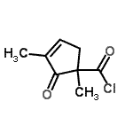 CAS#: 97424-77-6， 1,3-Dimethyl-2-oxo-3-cyclopentene-1-carbonyl chloride