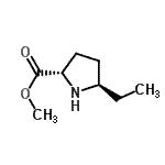 CAS 登录号：97465-32-2， 甲基(5R)-5-乙基-L-脯氨酸酯