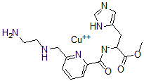 CAS#: 97542-41-1， Copper(II)-Methyl 2-(2-Aminoethyl)Aminoethylpyridine-6-Carboxylhistidinate