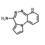 CAS#: 97580-65-9， 4H-Pyrido[2,3-c]pyrrolo[1,2-e][1,2,5]triazepin-7-amine