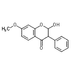 CAS#: 97636-63-0， 2-Hydroxy-7-methoxy-3-phenyl-2,3-dihydro-4H-chromen-4-one