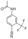 结构式 CAS# 97760-99-1, 4-氰基-3-(三氟甲基)乙酰苯胺