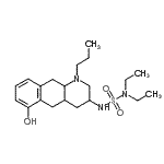 CAS#: 97805-50-0， N,N-Diethyl-N'-(6-hydroxy-1-propyl-1,2,3,4,4a,5,10,10a-octahydrobenzo[g]quinolin-3-yl)sulfuric diamide